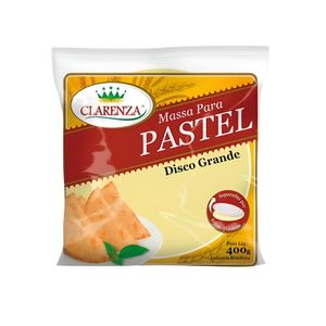 Massa p/ Pastel Clarenza Disco Grande 400g