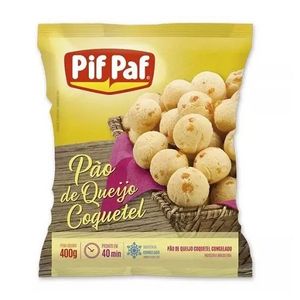 Pão de Queijo Pif Paf Coquetel Congelado 400g