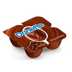 Sobremesa Danette Chocolate ao Leite 360g c/ 4 Unid Leve Mais Pague Menos