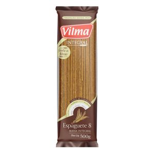 Macarrão Espaguete Vilma Integral 500G