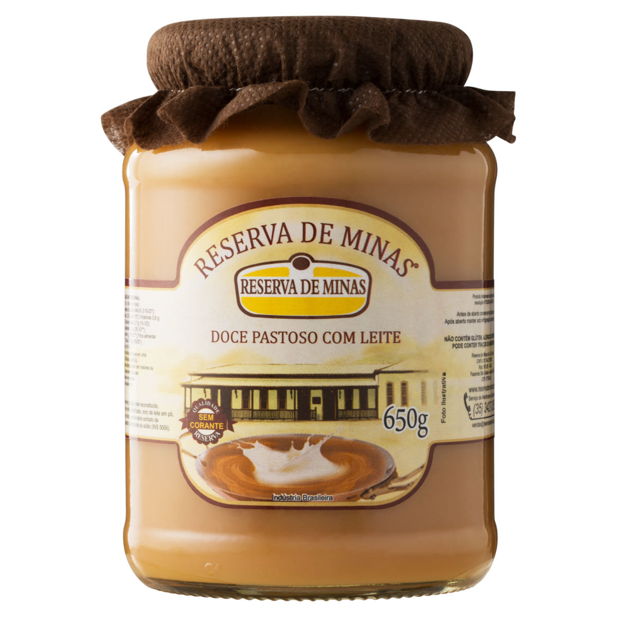 Doce de Leite Reserva de Minas Tradicional Vidro 650g | Bretas Supermercado