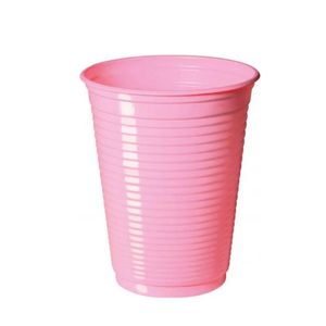Copo Plástico Junco Rosa 200ml com 50 Unidades