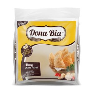 Massa Pastel Dona Bia Disco Grande 500g