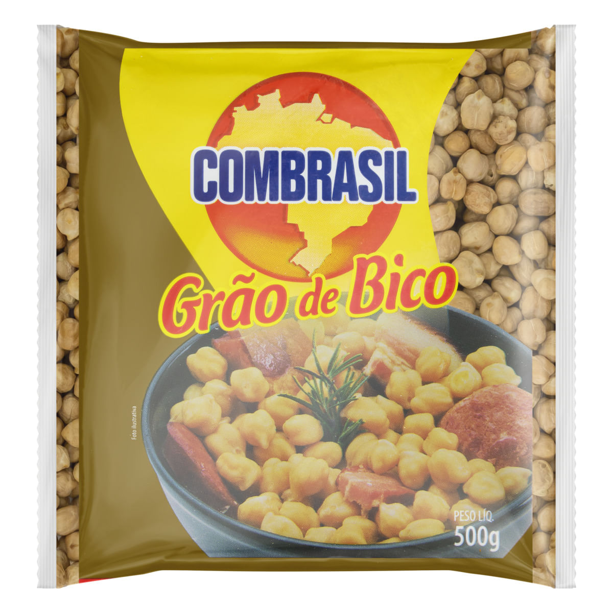 Grão de Bico Combrasil Pacote com 500g
