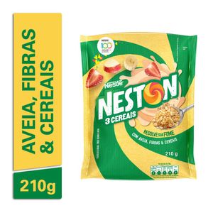 Neston Nestlé 3 Cereais Sachê 210g