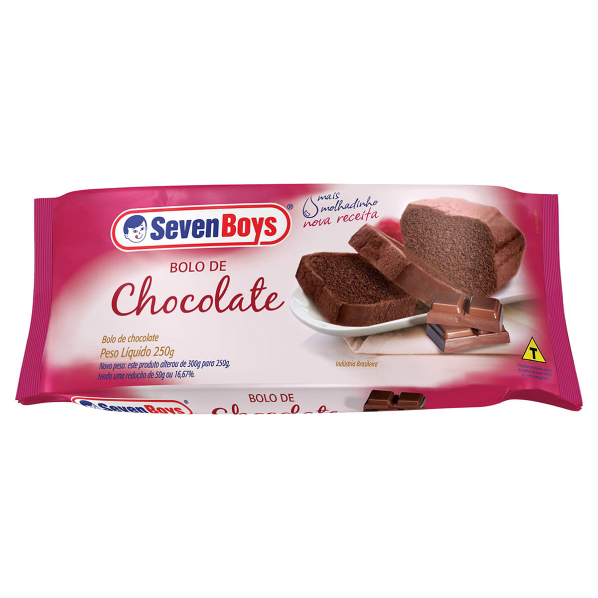 Bolo de Chocolate Bauducco 280g, 1 unidade