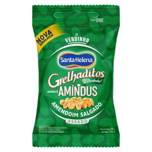 Amendoim Amíndus Torrado Salgado s/ Pele Pacote 200g