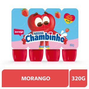 Petit Chambinho Suisse Morango Bandeja 320g 8 Unid