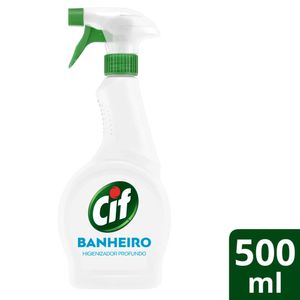 Limpador Cif Banheiro Frasco Borrifador 500ml