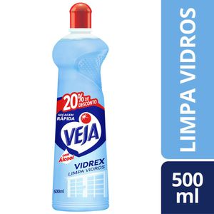 Limpa Vidros Veja Vidrex Tradicional 500ml Oferta