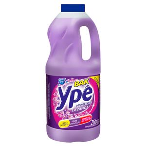 Desinfetante Ypê Bak Lavanda Leve 2l Pague 1.8l