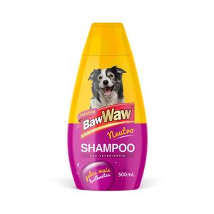 Shampoo p/Cães Baw Waw Neutro 500ml