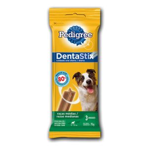 Petisco p/ Cães Pedigree Dentastix Raças Médias 77g