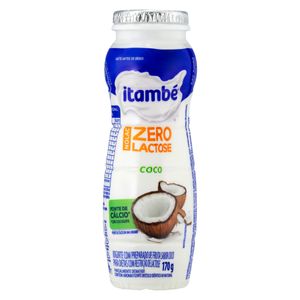 Iogurte Líquido Itambé Nolac Zero Lactose Coco 170g