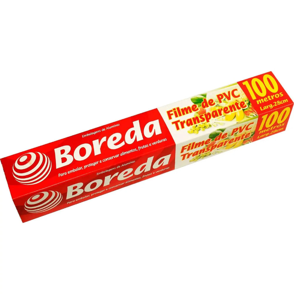 Filme de Pvc Boreda Transparente 28cm x 100m | Bretas Supermercado