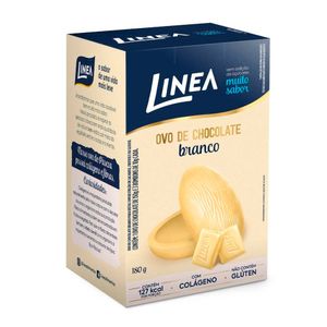 Ovo de Páscoa Linea Zero Açúcar Chocolate Branco Caixa 180g