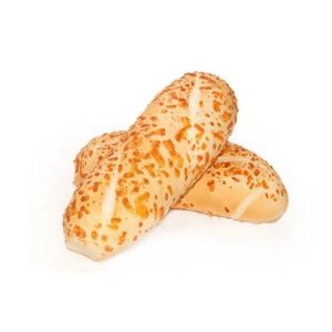 Pão Mini Baguete com Queijo Assado Fabricação Própria