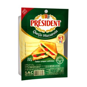 Queijo Muçarela Président Fatiado 150g