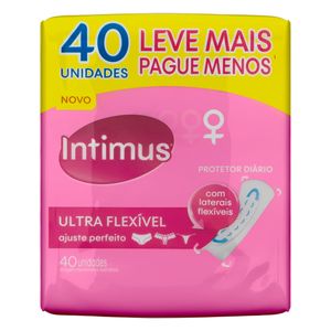 Protetor Diário Intimus Leve Mais Pague Menos c/ 40 Unid