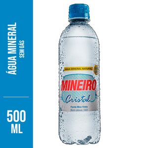 Água Mineral Mineiro s/ Gás 500ml