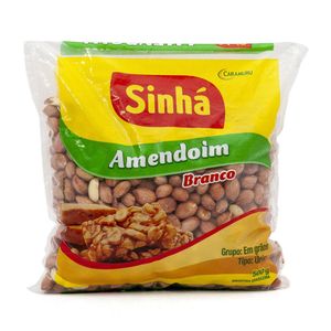 Amendoim Sinhá Branco 500g