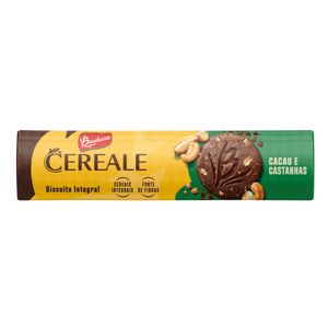 Biscoito Integral Bauducco Cereale Cacau e Castanha 170g