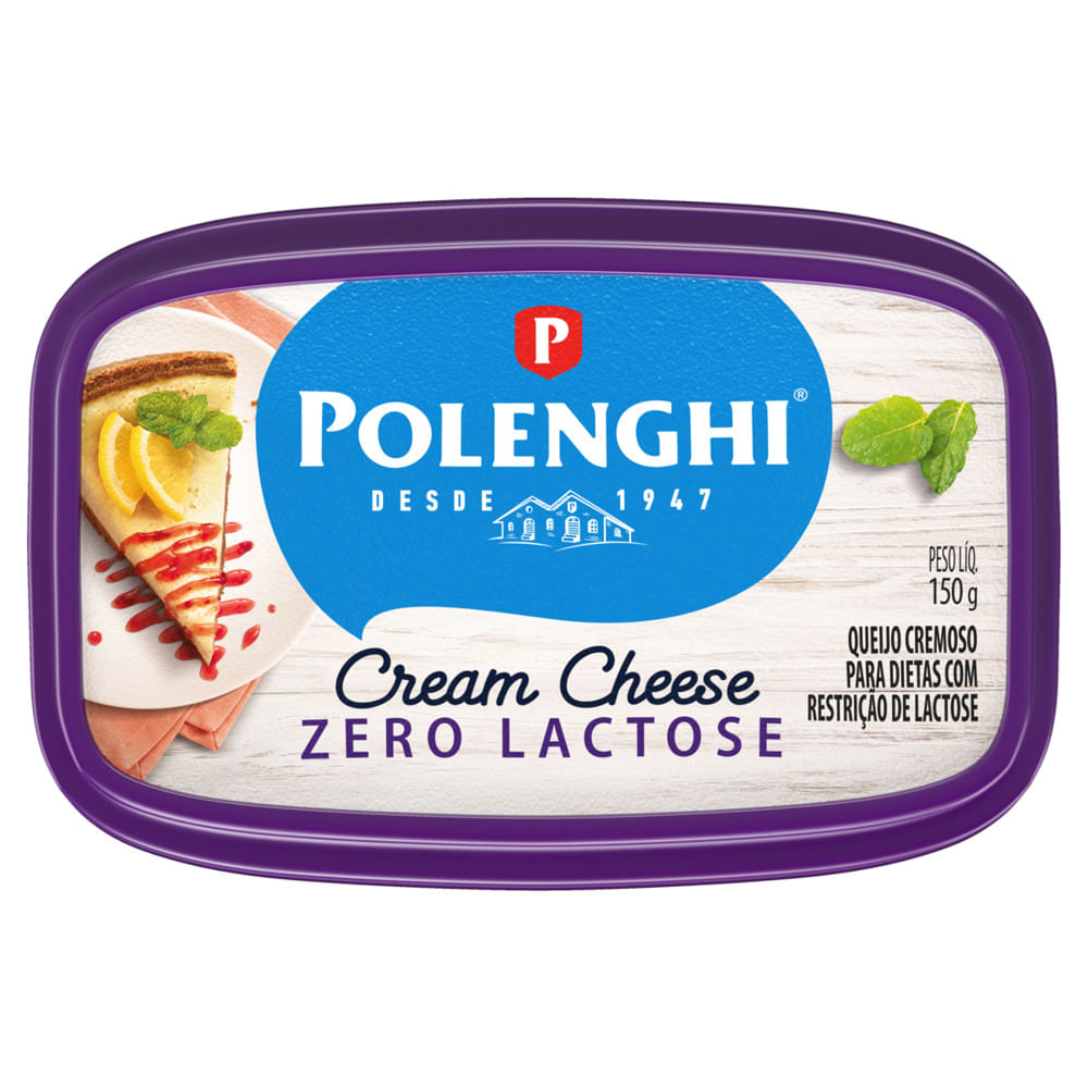 IS Cream様　UPG ファンネル　2個 Cream Cheese Polenghi Zero Lactose 150g | Bretas Supermercado
