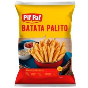 Batata Palito Pif Paf Pré-Fritas Congelada 2Kg