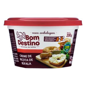 Creme de Ricota Bom Destino Búfala 200g