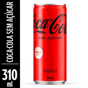 Refrigerante Coca Cola Zero Sleek Lata 310ml