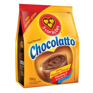 Achocolatado em Pó Corações Chocolatto Sachê 700g