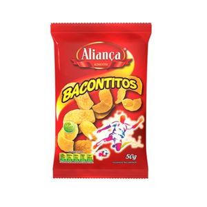 Salgadinho Alianca Bacontitos 50g