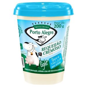 Requeijão Cremso Porto Alegre Light 200g