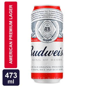 Cerveja Budweiser American Lager Lata 473ml