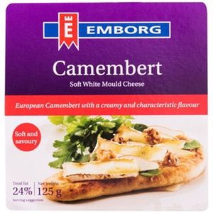 Queijo Camembert Emborg Lata 125g