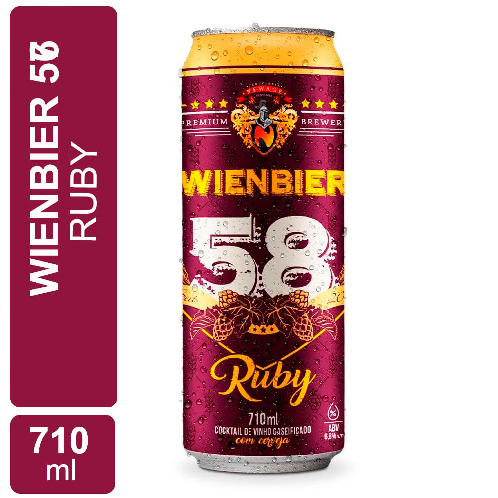 Cerveja Wienbier 58 Vinho 710ml | Bretas Supermercado