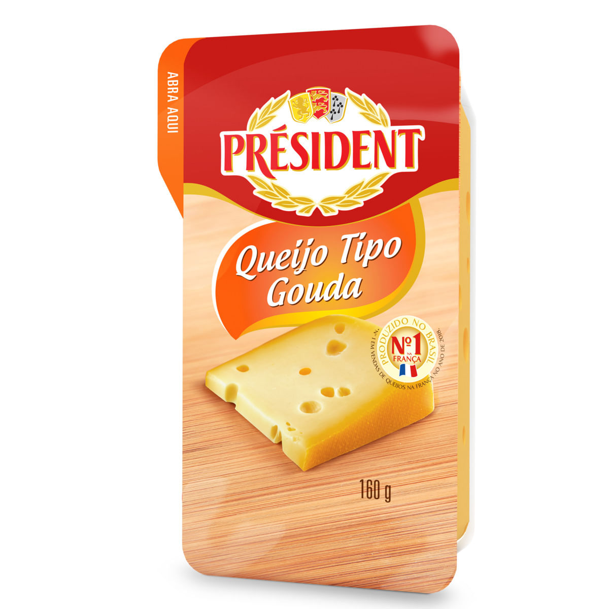 Queijo Gouda Président 160g | Bretas Supermercado