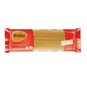 Macarrão Espaguete Bretas c/ Ovos N8 500g