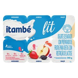 Iogurte Itambé Fit Morango/Maçã/Ameixa 510g