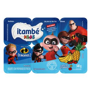 Iogurte Itambé Kids Morango + Salada de Frutas + Banana 510g