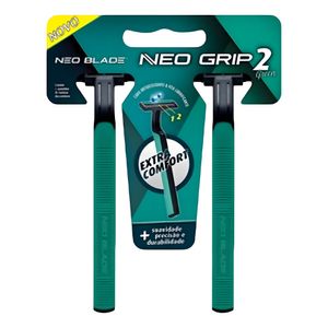 Aparelho p/ Barbear Bic Green 2 Lâminas Fita Azul c/ 2 Unid