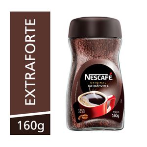 Café Solúvel Nescafé Original Extra Forte Vidro 160g