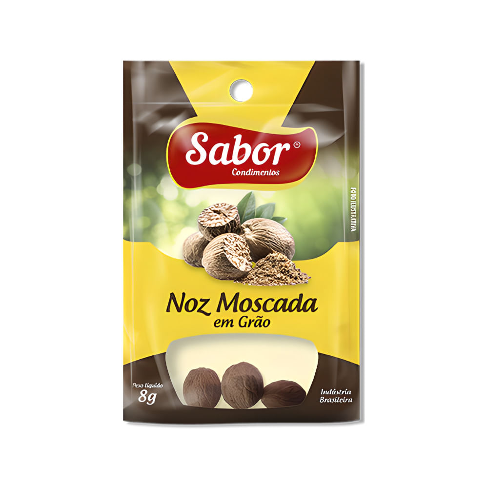 Noz Moscada Sabor 8g | Bretas Supermercado