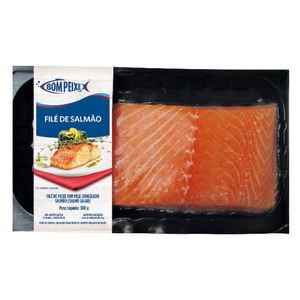 Filé de Salmão Skin Friocenter Resfriado 500g
