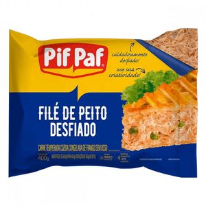 Filé de Peito de Frango Pif Paf Cozido Desfiado 400g