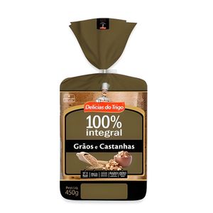 Pão Integral Delícias do Trigo Grãos/Castanhas 450g