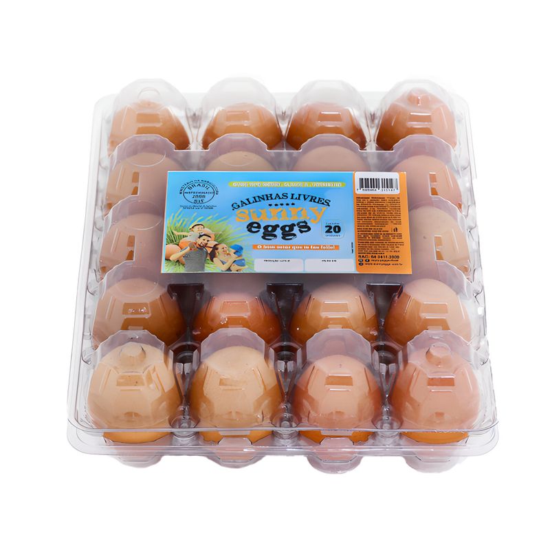 Ovos Vermelhos Sunny Eggs c/ 20 Unid | Bretas Supermercado