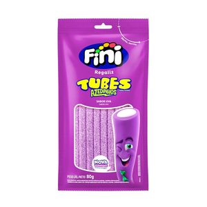 Tubes Fini Tubinhos Uva Cítrico 80g