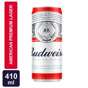 Cerveja Budweiser Premium Lager 410ml