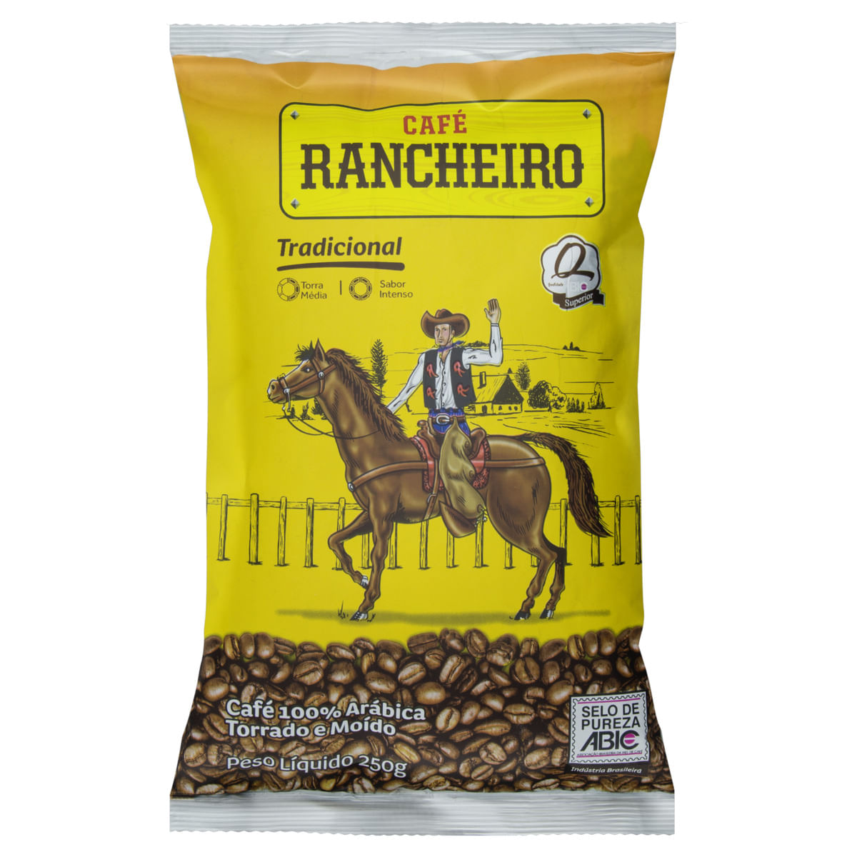 Café em Pó Rancheiro Torrado e Moído Tradicional Almofada 250g | Bretas ...